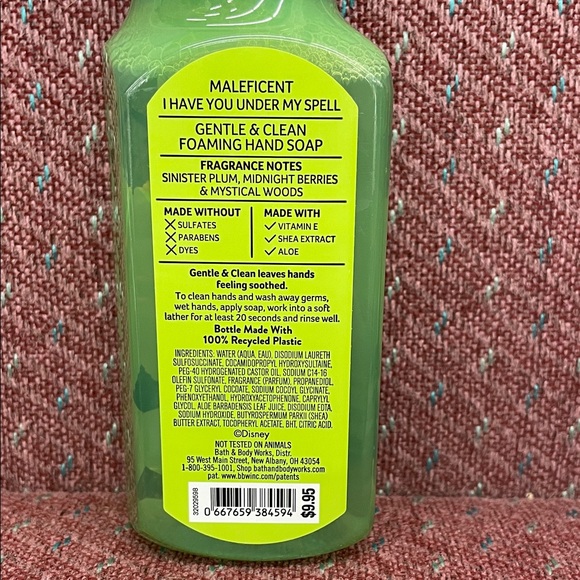 Disney Villains Maleficent Hand Soap - Enchanting Green - Picture 2 of 2